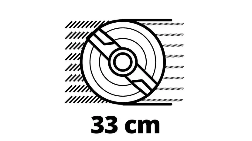 Газонокосилка + триммер аккумуляторный Einhell GE-CM 18/33 Li Set с АКБ и ЗУ, фото фото 10
