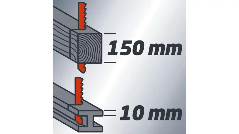Пилка шабельна Einhell TC-AP 650 E 650 Вт пропил 150 мм фото 7 купити в Україні