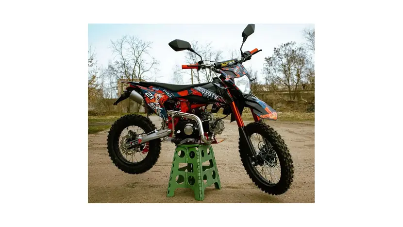 Пітбайк PRB Cayote 125M ENDURO червоний фото 2 купити в Україні