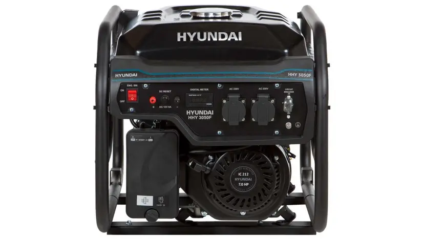 Генератор двухтопливный (газ/бензин) Hyundai HHY 3050F+ГМ, однофазный (230 В), 3 кВт, фото фото 2