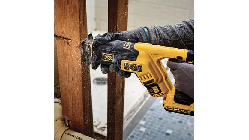 Пила сабельная аккумуляторная DeWALT DCS367P2, 18В XR Li-lon, 2 АКБ, ЗУ, в чемодане TSTAK, фото фото 4