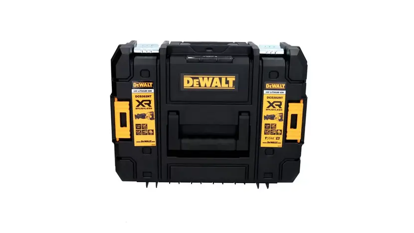 Пилка шабельна акумуляторна DeWALT DCS382NT, 18 В XR Li-lon, без АКБ та ЗП, у валізі TSTAK фото 4 купити в Україні