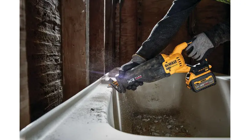 Пила сабельная аккумуляторная DeWALT DCS386NT, 18В XR Li-lon, без АКБ и ЗУ, в чемодане TSTAK, фото фото 6