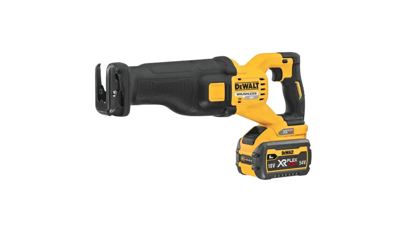 Пилка шабельна акумуляторна DeWALT DCS389T2, 54В XR FLEXVOLT Li-lon 2 Аг, у валізі TSTAK фото 2 купити в Україні