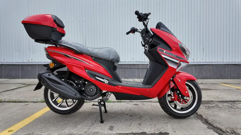 Моторолер Spark SP150S-18 (Червоний) фото 2 купити в Україні