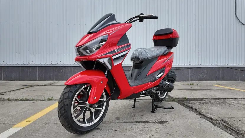 Моторолер Spark SP150S-18 (Червоний) фото 7 купити в Україні