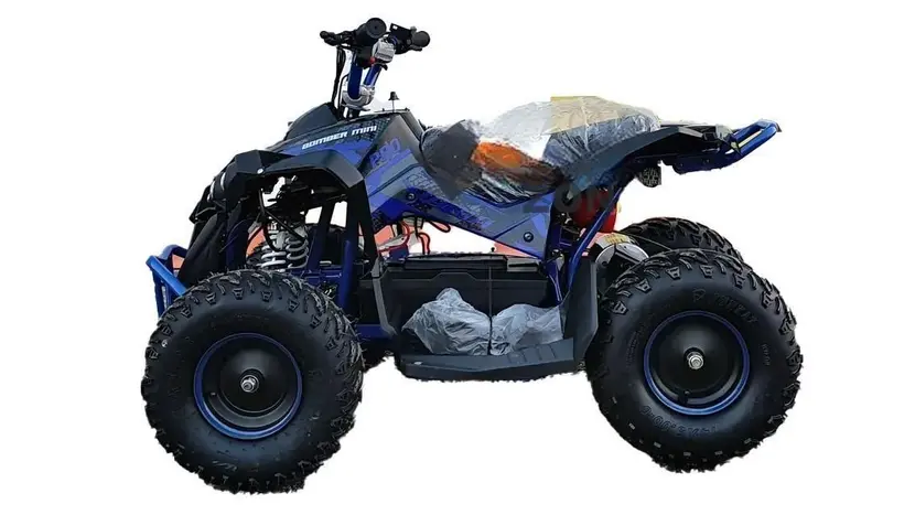 Електроквадроцикл MotoZona Bomber NEW 1000W/36V (Синій) фото 2 купити в Україні