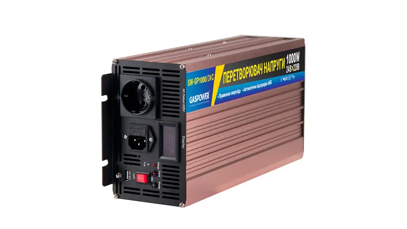 Инвертор 24В-220В Gaspower Electro SW-GP1000/24C, фото фото 2