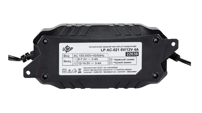 Зарядний пристрій для АКБ LP AC-021 6V/12V 4A фото 4 купити в Україні