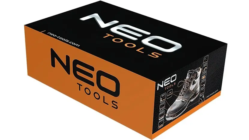Черевики робочі Neo Tools, шкіра, ударопоглинання, антипрокол, сталевий підносок, S3 SRC, СЕ, р.44(29.3см), чорний фото 2 купити в Україні