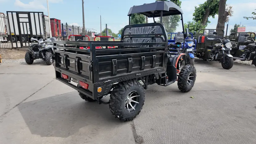 Вантажний Квадроцикл MotoZona Hummer 300 4x4 Самоскид (Чорний) фото 3 купити в Україні