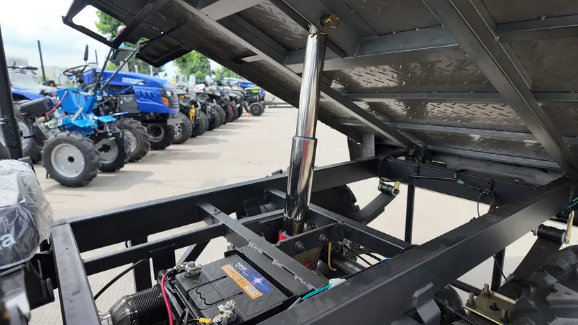 Вантажний Квадроцикл MotoZona Hummer 300 4x4 Самоскид (Чорний) фото 40 купити в Україні