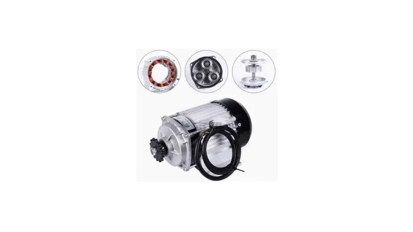 Электродвигатель BLDC 500W 48V 600 rpm планетарный редуктор, фото фото 5