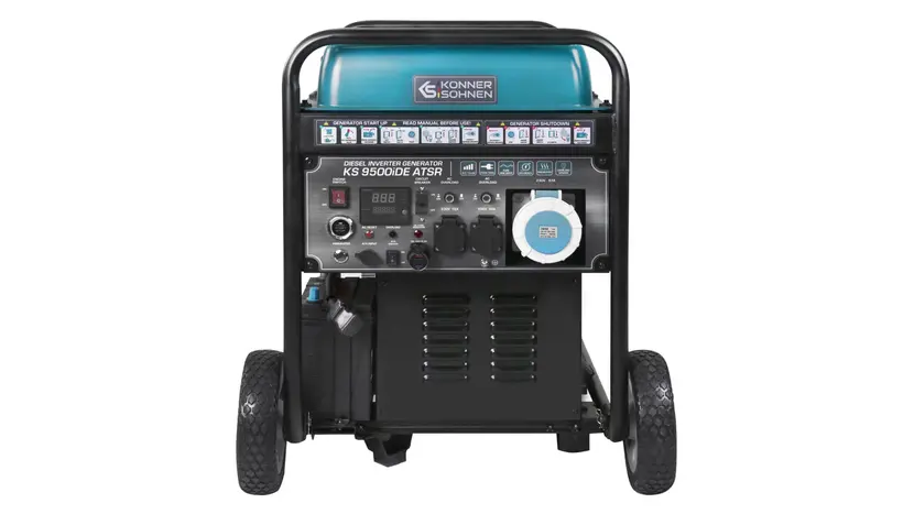 Генератор дизельный инверторный Könner&Söhnen KS 9500iDE ATSR, однофазный (230 В), 10 кВт, фото фото 2