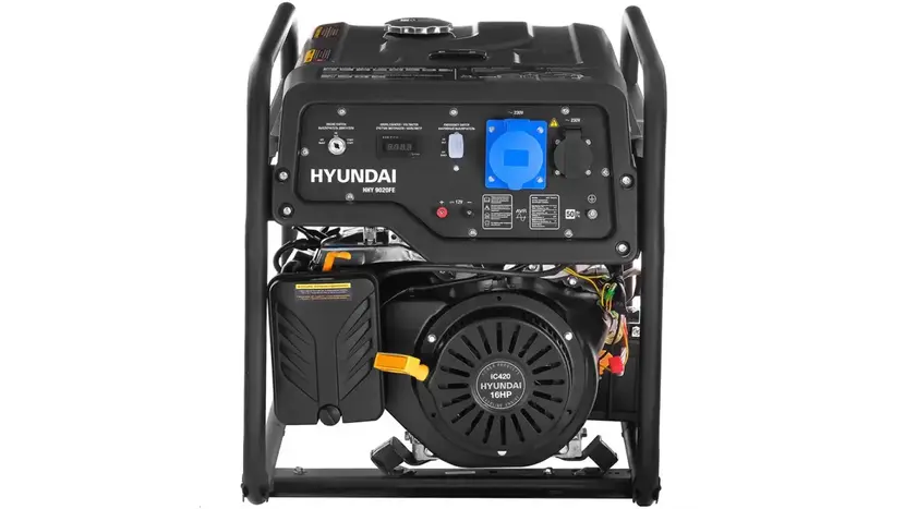 Генератор Hyundai HHY 9020FE, однофазний (230 В), 6.5 кВт фото 2 купити в Україні