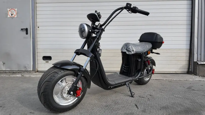 Электроскутер Maxxter ROCK 2.0 (Black) 2000 Вт, черный, фото фото 7