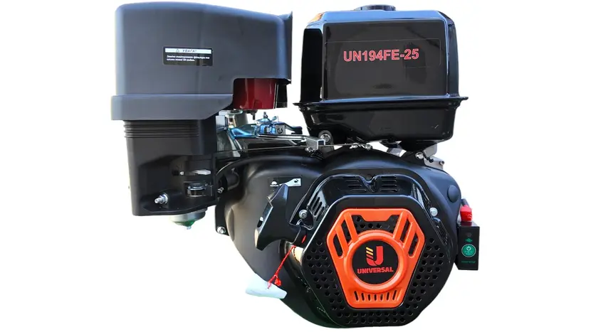 Двигатель Universal UN194FE-25, 20 л.с., бензиновый, вал 25 мм (шпонка), электростартер, фото фото 2