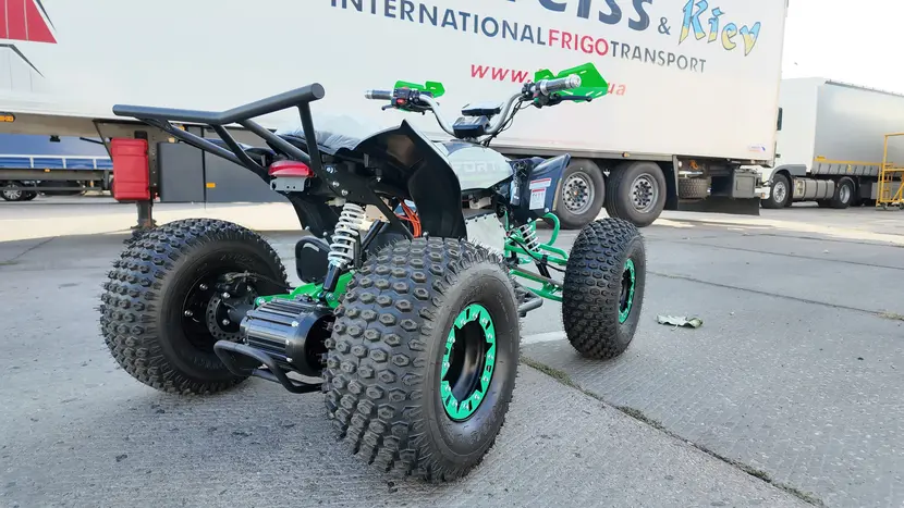 Электроквадроцикл Forte ATV1000I (1500W) Черно-Зеленый, фото фото 3