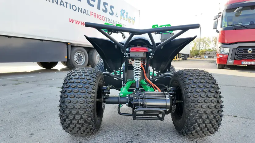 Электроквадроцикл Forte ATV1000I (1500W) Черно-Зеленый, фото фото 4