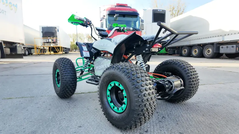 Электроквадроцикл Forte ATV1000I (1500W) Черно-Зеленый, фото фото 5