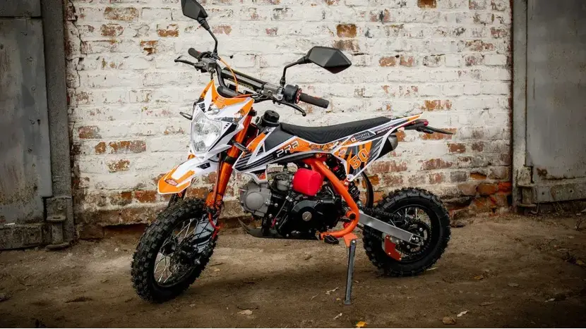 Пітбайк PRB GECKO 110E (Жовтий) колеса 12/10 фото 11 купити в Україні