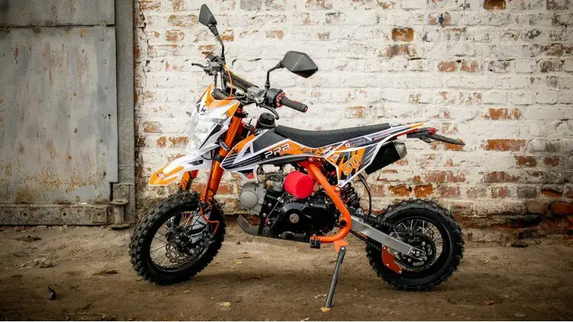 Пітбайк PRB GECKO 110E (Жовтий) колеса 12/10 фото 12 купити в Україні