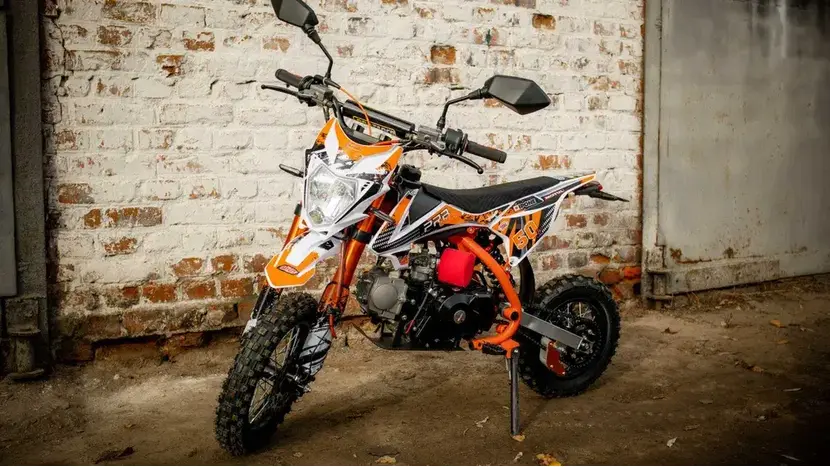 Пітбайк PRB GECKO 110E (Жовтий) колеса 12/10 фото 14 купити в Україні