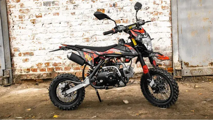 Пітбайк PRB GECKO 110E (Чорний) колеса 12/10 фото 3 купити в Україні