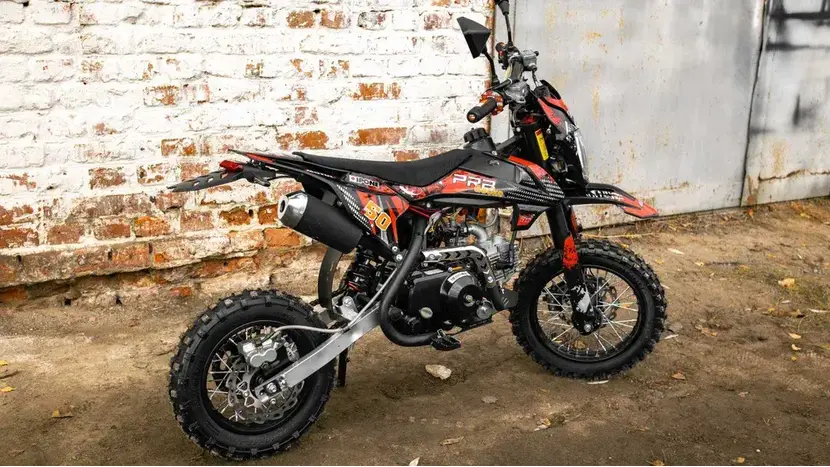 Пітбайк PRB GECKO 110E (Чорний) колеса 12/10 фото 4 купити в Україні