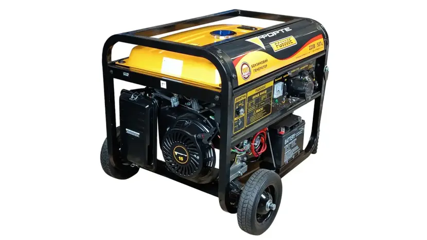 Бензиновый генератор Forte FG8000E, однофазный (230 В), 6.5 кВт, фото фото 3