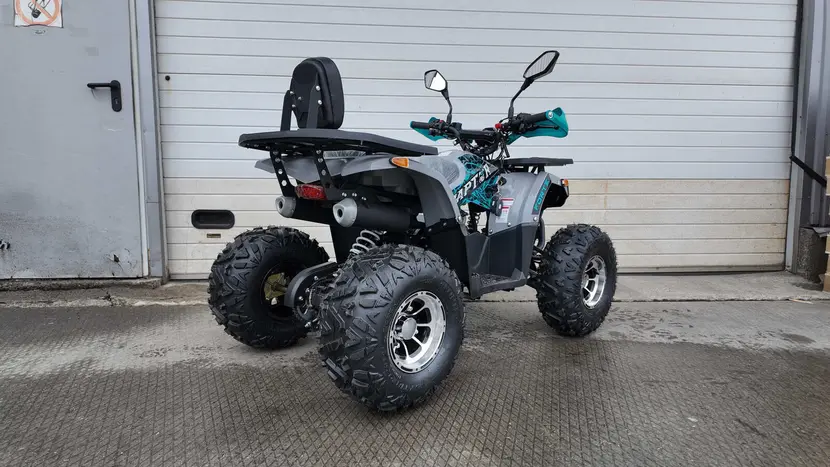 Квадроцикл Forte ATV125P (сіро-блакитний) фото 2 купити в Україні