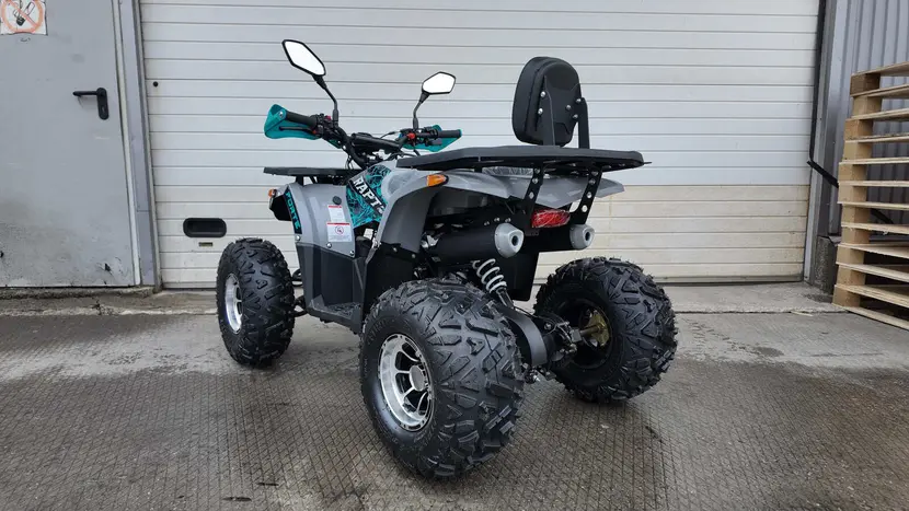 Квадроцикл Forte ATV125P (сіро-блакитний) фото 3 купити в Україні