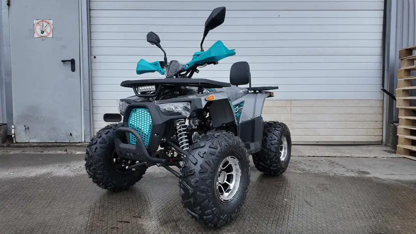 Квадроцикл Forte ATV125P (сіро-блакитний) фото 4 купити в Україні