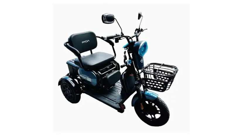 Электротрайк FADA OLDi MAX 1100W (трехколесный электроскутер) бронзовый, фото фото 4