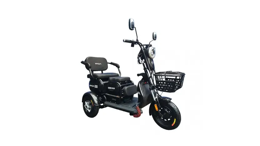Электротрайк FADA OLDi MAX 1100W (трехколесный электроскутер) бронзовый, фото фото 2