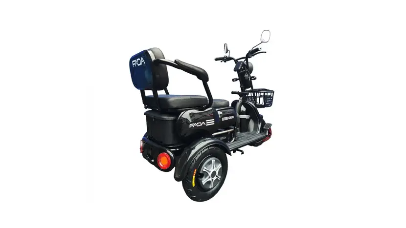 Электротрайк FADA OLDi MAX 1100W (трехколесный электроскутер) бронзовый, фото фото 3