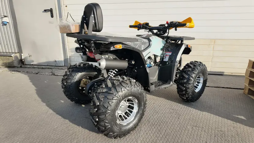 Квадроцикл Forte ATV125P (синьо-жовтий) фото 2 купити в Україні