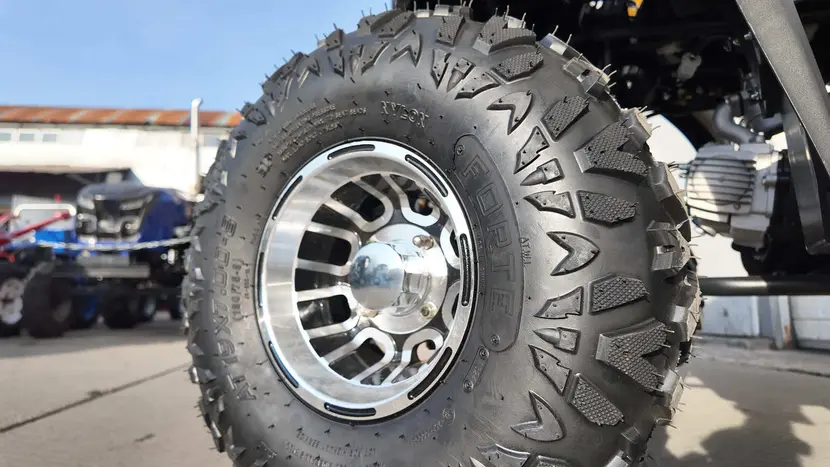Квадроцикл Forte ATV125P (синьо-жовтий) фото 6 купити в Україні