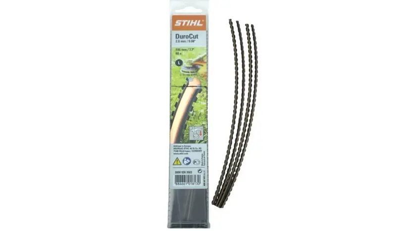 Косильная струна STIHL 2,0 мм х 195 мм зубчатая 20 шт. (00009303503), фото фото 3