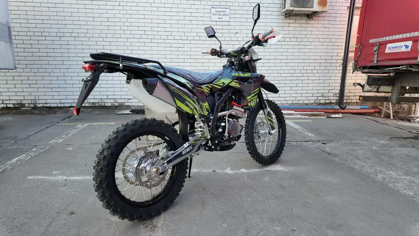 Мотоцикл BSE J4 ENDURO (бело-оранжевый), фото фото 2