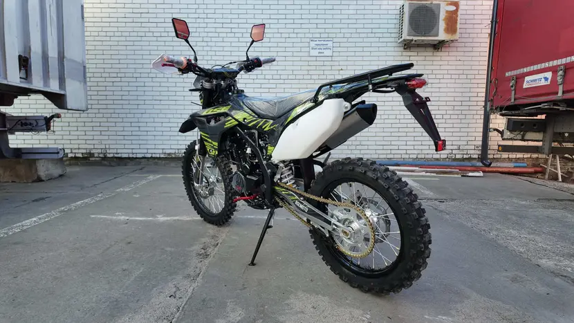 Мотоцикл BSE J4 ENDURO (бело-оранжевый), фото фото 3
