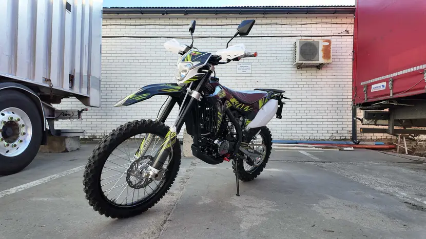 Мотоцикл BSE J4 ENDURO (бело-оранжевый), фото фото 4