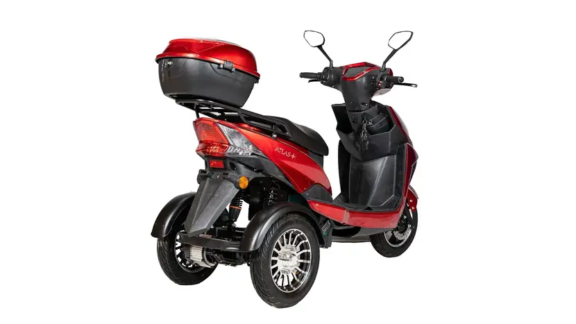 Електроскутер Atlas Falcon Trike Box 1500W Red фото 2 купити в Україні