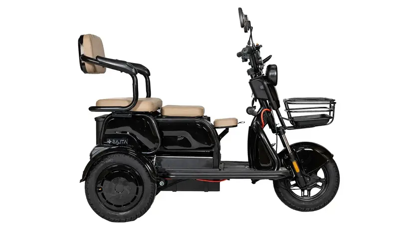 Электроскутер Atlas Elegant Trike 800W Black, фото фото 3