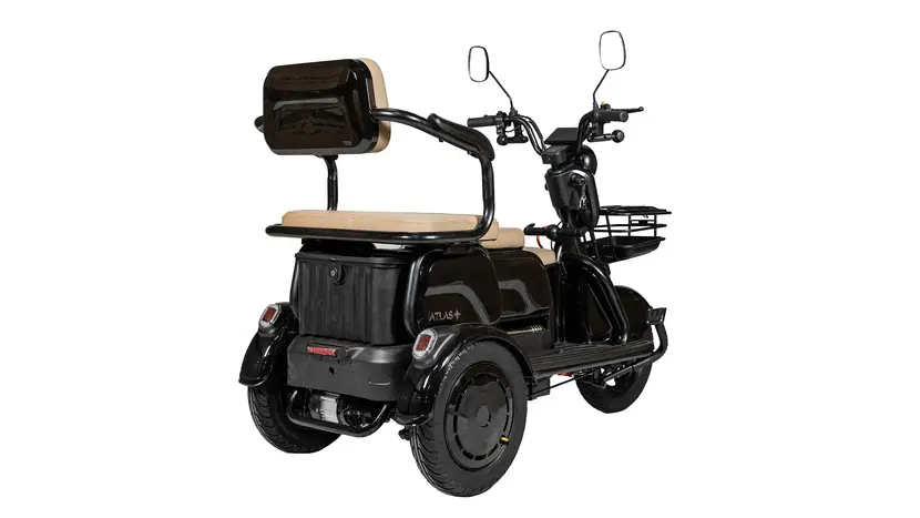 Электроскутер Atlas Elegant Trike 800W Black, фото фото 2