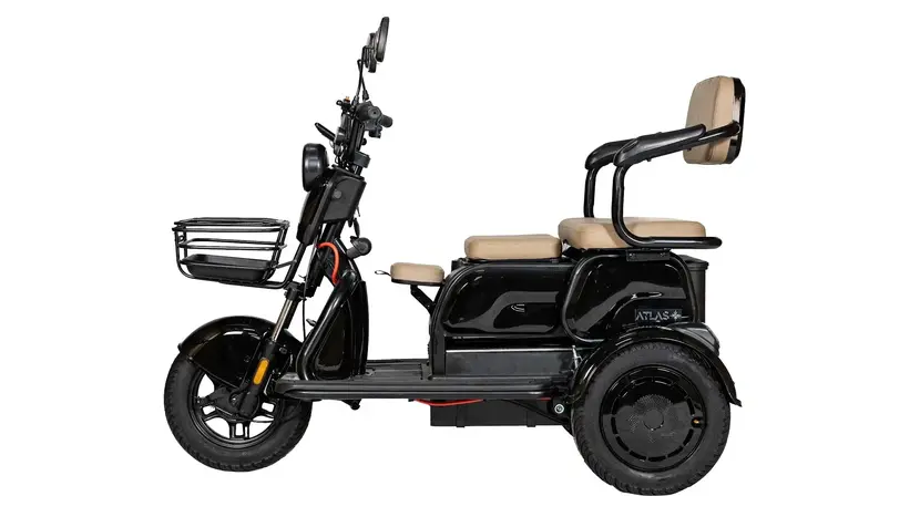 Электроскутер Atlas Elegant Trike 800W Black, фото фото 4