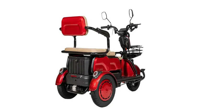 Электроскутер Atlas Elegant Trike 800W Red, фото фото 2