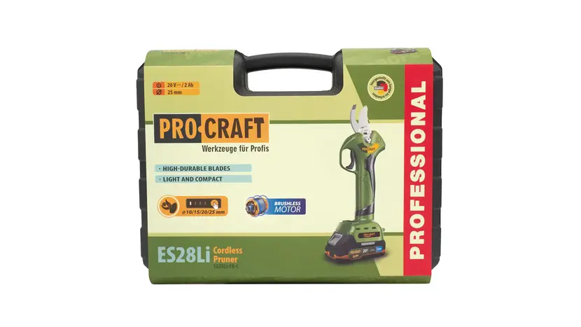 Секатор аккумуляторный Pro Craft ES-28 Li АКБ+ЗУ Кейс, фото фото 12