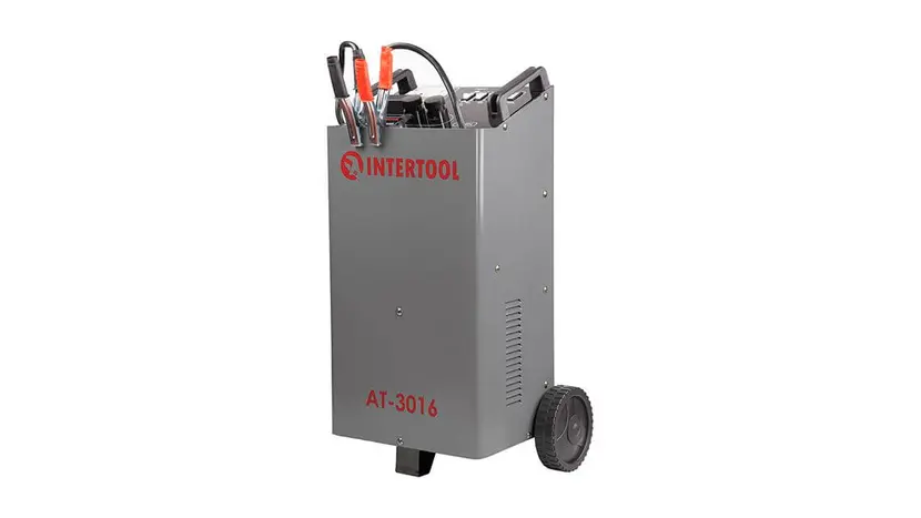 Пускозарядное устройство INTERTOOL AT-3016 12/24 В, зарядка 50/75 А, пуск 300 А, 20-600 Ач, фото фото 3