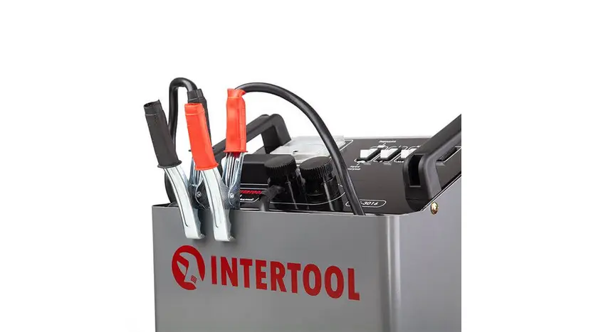 Пускозарядное устройство INTERTOOL AT-3016 12/24 В, зарядка 50/75 А, пуск 300 А, 20-600 Ач, фото фото 4
